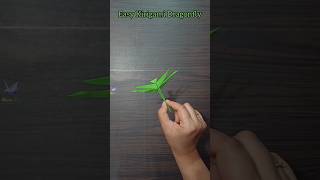 Easy Kirigami Dragonfly Quick StepbyStep Tutorial [upl. by Grewitz]