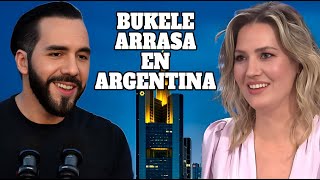 Carolina Losada le Preguntó ESTO a Nayib Bukele en ARGENTINA [upl. by Yerfoeg]