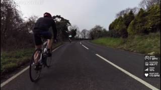 Cycling up Star Hill Dunton Green Kent [upl. by Llenyt]