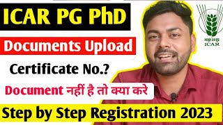 ICAR JRF SRF Registration AZ Complete Process  ICAR Registration Step by Step 2024  Krishi kranti [upl. by Azeel]