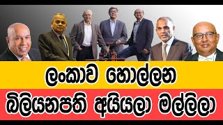 ශ්‍රි ලංකාව හොල්ලන බිලියනපති අයියලා මල්ලිලා  The billionaire brothers in Sri Lanka Business World [upl. by Kal]