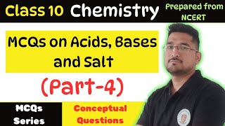 MCQs on Acids Bases and Salts Part4 science chemistry [upl. by Khanna]