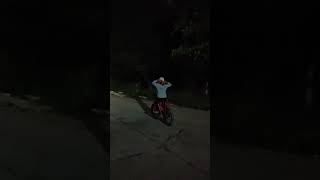 Cycling stunts and Night Riding ruddubuddu cycling viralshorts ytshots shorts [upl. by Enileda390]