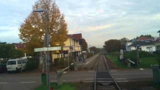 Von Gottenheim nach Endingen Teil 23  Kaiserstuhlbahn [upl. by Hamirak]