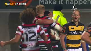 ROUND 3 HIGHLIGHTS Taranaki v Counties Manukau [upl. by Ahsenwahs]