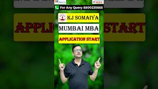 KJ Somaiya Institute of Management Mumbai MBA Application Out  Admission  Fees  shortsvideo mba [upl. by Oettam334]