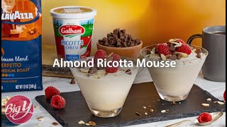 Almond Ricotta Mousse Recipe [upl. by Lrig]