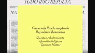 A PROCLAMAÇÃO DA REPÚBLICA  PARÓDIA E EXPLICAÇÃO [upl. by Aicele]