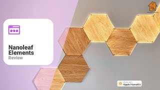 Nanoleaf Elements Review  Apple HomeKit and Thread Border Router support in iOS15 [upl. by Arima592]