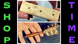 Doweling Damaged Screw Holes and Vintage Carnival Dart Build [upl. by Skippy82]