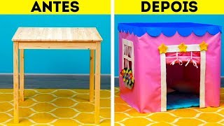 22 CASINHAS DE BRINQUEDO DIVERTIDAS QUE VOCÊ PODE FAZER EM 5 MINUTOS [upl. by Latsyek]