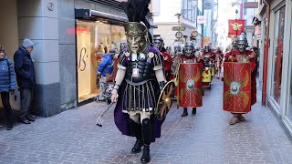 Güdismäntig Luzerner Fasnacht 2022  Rüssgusler Musegg Geischter Monster Guugger Näbelhüüler LHL [upl. by Gow]