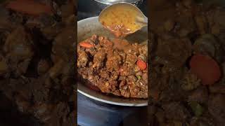 Jamaican Brown Stew Ch corn with Boiled dumplings shorts jamaicanfood [upl. by Yerhcaz]