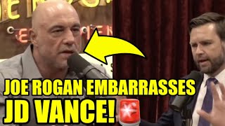 Joe Rogan CALLS JD Vance OUT To HIS FACE As He ATTACKS Women [upl. by Pillihpnhoj]