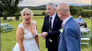 Bordesley Park Magician Owen Strickland at Bernita and Scotts Wedding [upl. by Enifesoj]