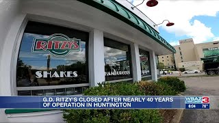 GD Ritzys to close permanently in Huntington [upl. by Suryt]