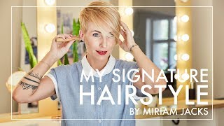 Kurze Haare bei Frauen stylen  Tipps von Hairstylistin Miriam Jacks [upl. by Enel]