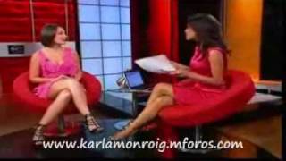 Karla Monroig entrevista en quotAl Rojo Vivoquot [upl. by Nyladnar137]