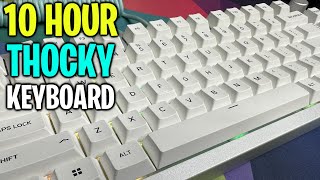 10 Hours Typing  THOCKIEST Mechanical Keyboard  Gaming Keyboard ASMR NO TALKING [upl. by Inaffets]