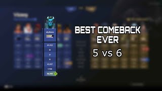 The best comeback ever 5 v 6 Deadlock valve [upl. by Jacobba]