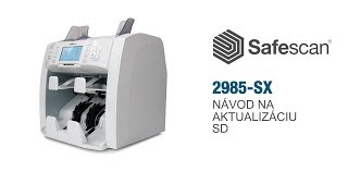 Safescan 2985SX návod na aktualizáciu SD  Slovenský [upl. by Chrisse]