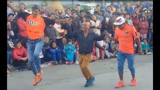 LOS HUANACOS Y LOS HUANCAS DE LA RISA 2018 EN VIVO  CHOLO ARCADIO 2018 BAILE DEL TOTO [upl. by Kassab758]