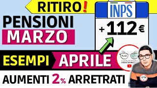 ✅ PENSIONI ➜ RITIRO MARZO  ESEMPI AUMENTI APRILE 2023 📈 TABELLA BONUS ARRETRATI CIFRE UFFICIALI [upl. by Dow]