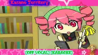 ❤ξ◆Kasane Territory◆ξ❤ by Teto Kasane OFF VOCAL【UTAU】KARAOKE [upl. by Wallie]