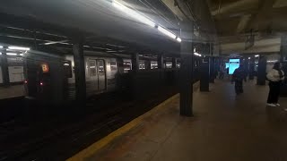 R68 B trains endingStarting service at 2nd avenue [upl. by Gnilyarg]