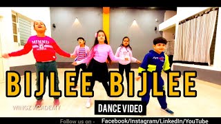 Bijlee Bijlee Dance  Kids Dance Video  Hardy Sandhu  Bijli Bijli Choreography by Wingz Academy [upl. by Divadleahcim843]