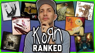 KORN discography deep dive WORST to BEST [upl. by Sheilah370]