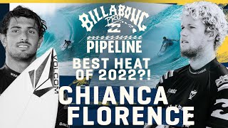 John John Florence vs João Chianca  Was This The Best Heat Of The 2022 Billabong Pro Pipeline [upl. by Asik]