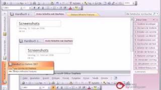 Onenote Tutorial Deutsch Bildschirmausschnitte [upl. by Ani]