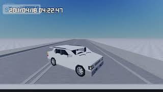 “Liveleak com Truck demolishes car in a terrible accident” recreated in Roblox [upl. by Muriah]