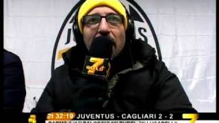 Direttastadio 7Gold  JUVE 23 CAGLIARI ZULIANI SOFFRE [upl. by Laundes298]