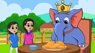 Hathi Raja Kahan Chale Nursery Rhyme  हाथी राजा कहाँ चले  FunForKidsTV  Hindi [upl. by Tiphanie615]