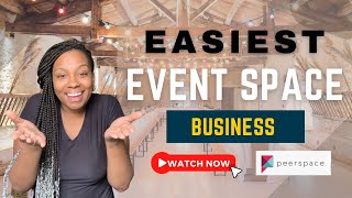 EASIEST EVENT SPACE BUSINESS  START TODAY PEERSPACE [upl. by Kippie]