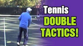 Tennis Doubles Tactics With 30 Player by TomAveryTenniscom [upl. by Rainie]