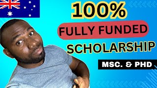 Ongoing 100 FullyFunded Scholarship in Australia Professional Advice on How I Got Mine [upl. by Iborian879]