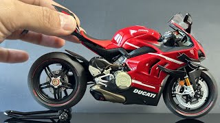 Ducati Superleggera V4  Motorcycle Model 112 TAMIYA [upl. by Teiv]