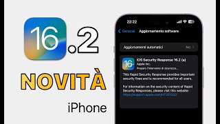 iOS 162 NUOVO AGGIORNAMENTO che CAMBIA TUTTO su iPhone [upl. by Hnil823]