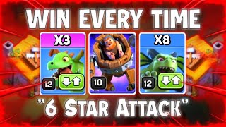 Builder Hall 6 Attack Strategy 2024  Best Bh6 Attack Strategy  Clash of Clans [upl. by Bik]