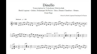 Bireli Lagrene  Dinello Transcription [upl. by Aihtennek]