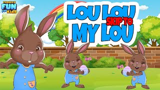 Skip To My Lou  Lyrics For Kids  Nursery Rhymes amp Kids Songs [upl. by Greta454]