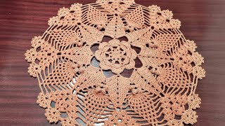 Crochet Pineapple Doily Centerpiece [upl. by Revkah]