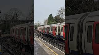 A Metropolitan Line train arriving at Rickmansworth with a fast service to Aldgate [upl. by Yecaj546]