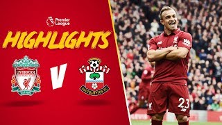 Highlights Liverpool 30 Southampton  Shaqiris stunning full debut [upl. by Julee]