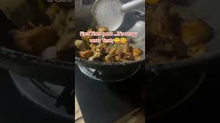 Aajko mastersafe my hubby ❤️pork KO masu😋 Cooking video Likeshare n subscribe 😊💗👍 [upl. by Saalocin888]