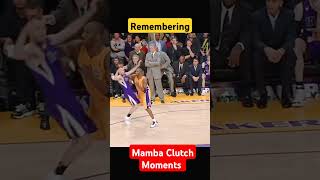 Mamba Deadly Clutch Moments basketball nba kobebryant [upl. by Ecerahs711]