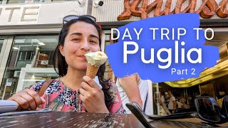 ITALY VLOG VISITING PUGLIA ITALY for ONE DAY CAN we FIND a SPACE on a FREE BEACH Part 2 [upl. by Kosiur]